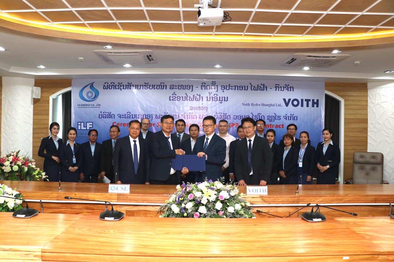 Ceremony For Signing Nam Emoun HPP E&M Contract