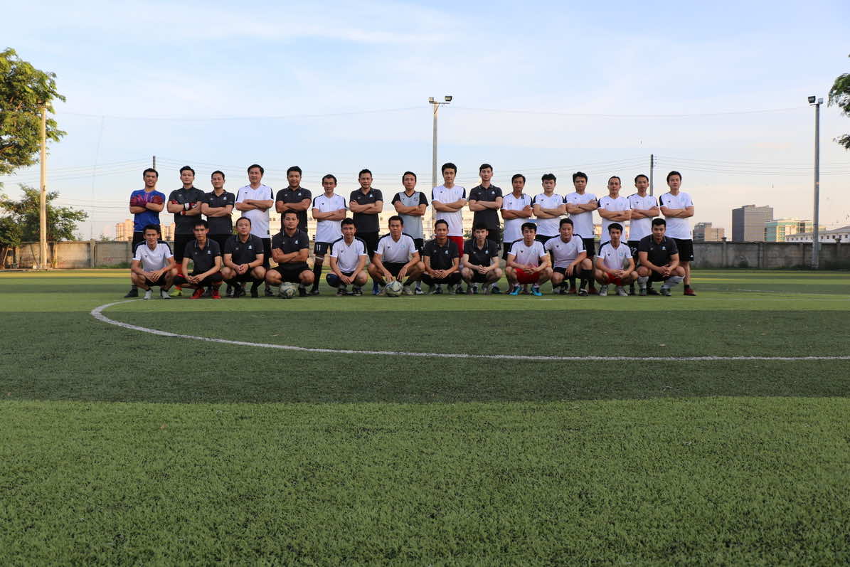 Football match between Chaleun Sekong Energy Company Limited (CSE) and BANQUE POUR LE COMMERCE EXTERIEUR LAO PUBLIC (BCEL)