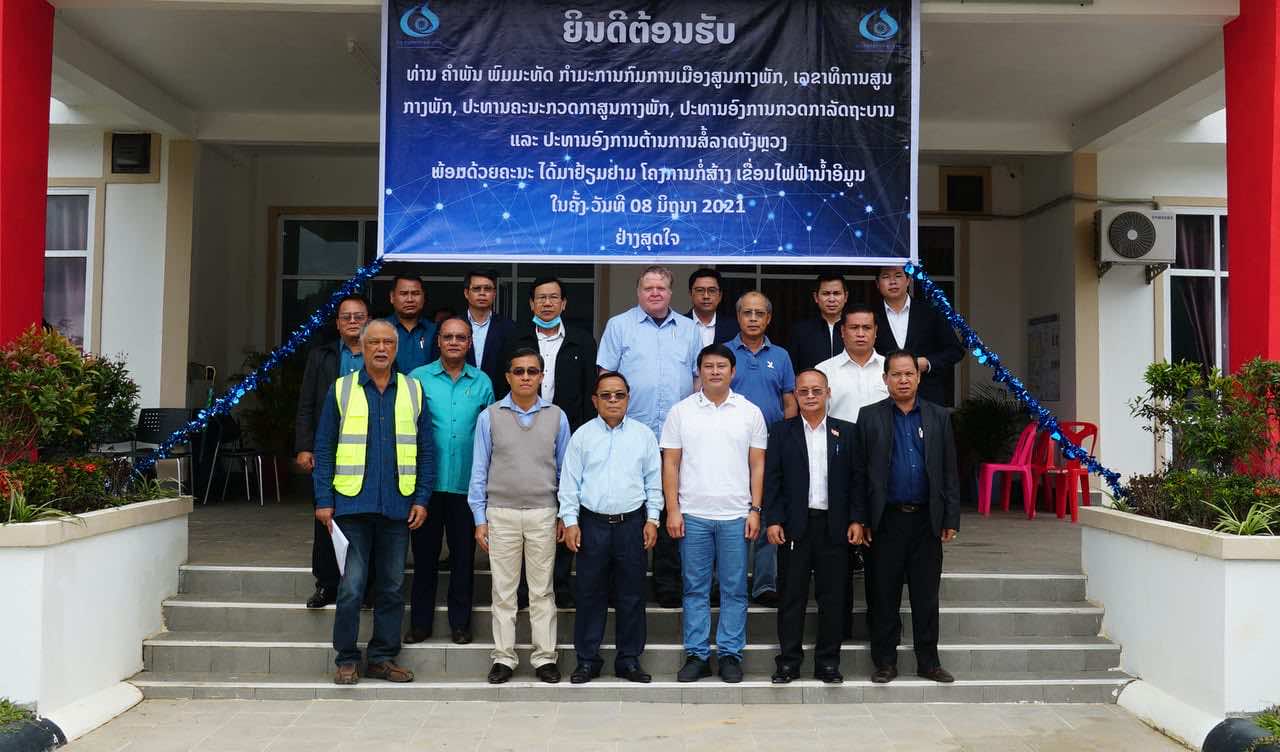 Mr. Khamphanh Phommathat / Chairman of the Party Central Committee Inspection Committee with delegation visits Nam Emoun, Nam Kong 2 and Nam Kong 3 hydropower projects